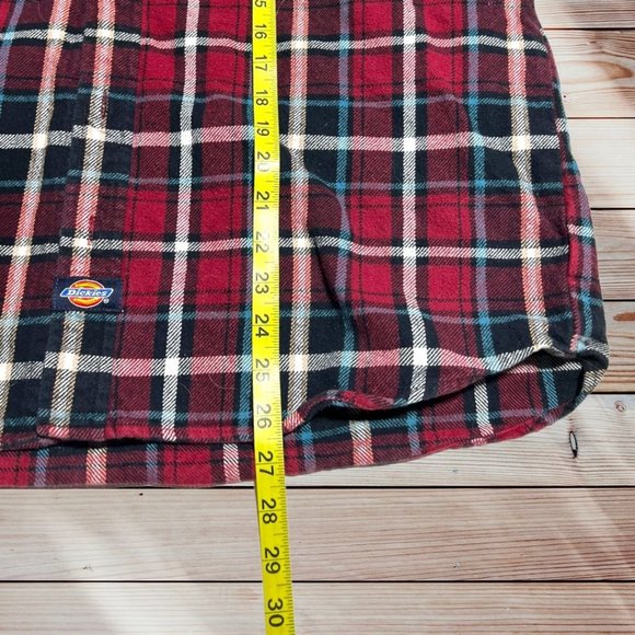 Dickies Multicolor Plaid Flannel Size Large - Picture 4 of 6